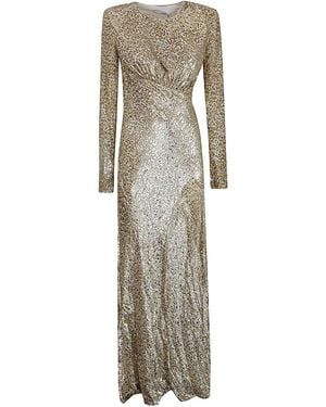 Self-Portrait Dress - Metallic