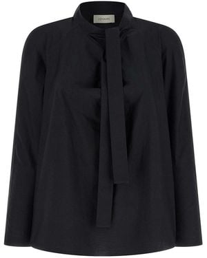 Lemaire Ascot Blouse - Black