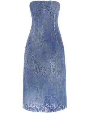 Ermanno Scervino Devorè Dress - Blue