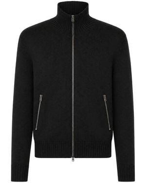 Tom Ford Zip-Up Cardigan - Black