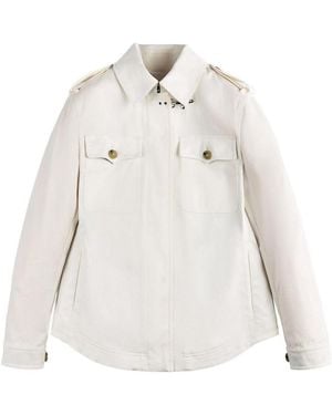 Fay Shirt Jacket - White