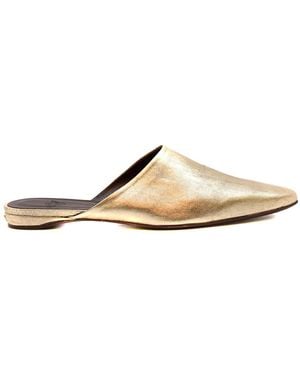 Bougeotte Leather Mules - White