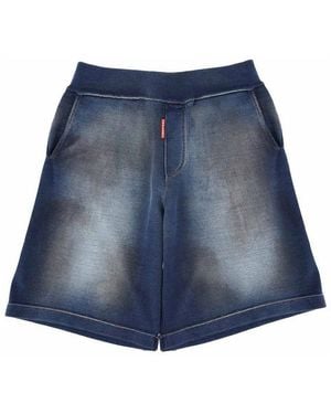 DSquared² Cotton Shorts - Blue