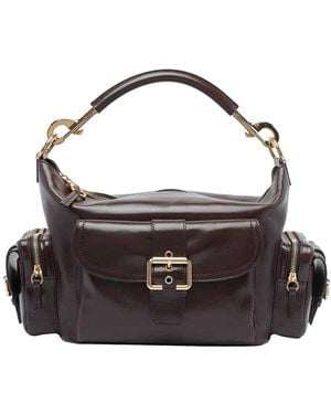 Chloé Leather Camera Bag - Brown