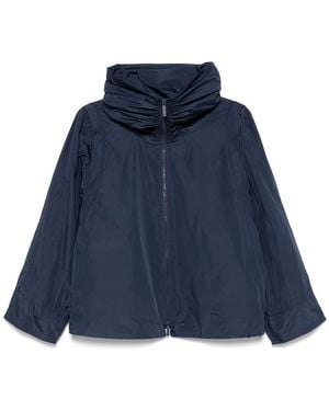 Emporio Armani Hooded Blouson Jacket - Blue