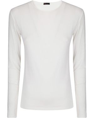 Hira T-Shirt Girocollo - White