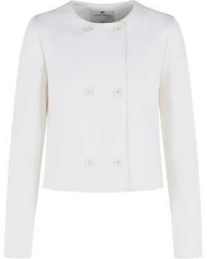 Courreges Wool Blend Jacket - White