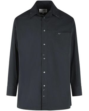MM6 by Maison Margiela Cotton Shirt - Black