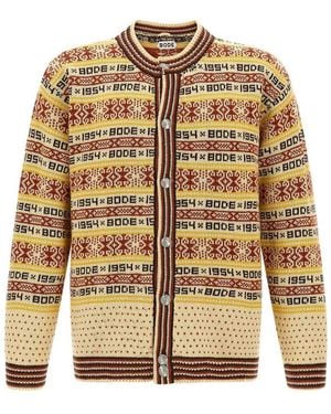 Bode Marzipan Cardigan - Metallic
