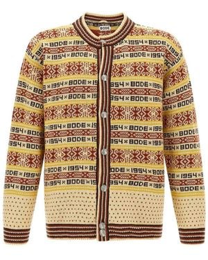 Bode Marzipan Cardigan - Metallic