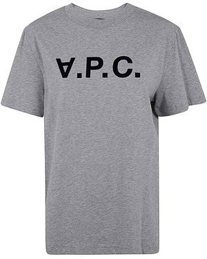 A.P.C. Standard Big Vpc T-Shirt - Grey