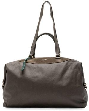 Coccinelle Leather Travel Bag With Handle - Black