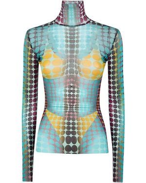 Jean Paul Gaultier Riedizione Collo Alto - Blu