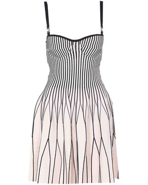 Elisabetta Franchi Mini Dresszip And Hook Closure - White