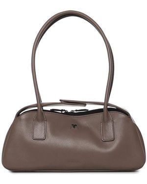 Courreges Leather Strip Bag - Natural