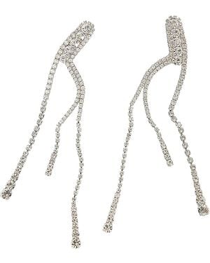 Helene Zubeldia Liquid Sky Earrings Pins - White
