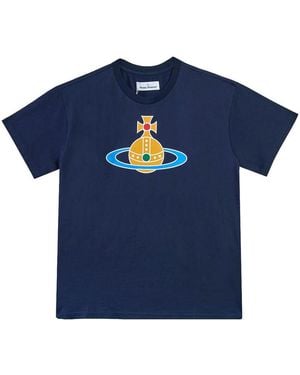 Vivienne Westwood Oversized Classic Tshirt - Blue