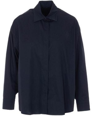 Dondup Shirt With Frontal Buttons Closure - Blue