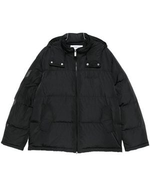 Off-White c/o Virgil Abloh Boxy Puffer Jacket With Hood - Black