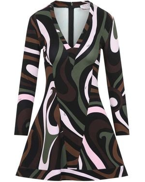 PUCCI Maxikleid - Schwarz