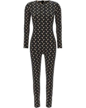 Marine Serre Jumpsuits - Black