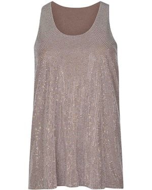 GIUSEPPE DI MORABITO Tank Top - Brown