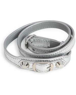 Balenciaga City Triple Bracelet - White
