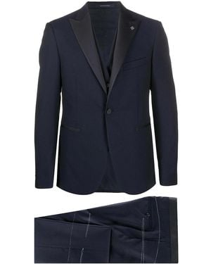Tagliatore Three-Piece Suit - Blue