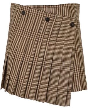 Semicouture Alicia Skirt - Brown