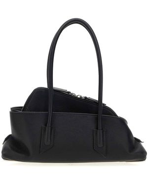 The Attico La Passeggiata Small Shoulder Bag - Black