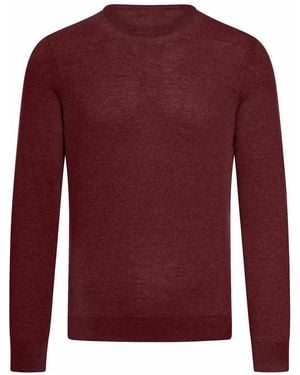 Nome Crew Neck Cashmere Jumper - Red