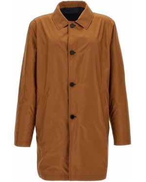 Pal Zileri Reversible Car Coat - Brown