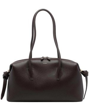Yuzefi Espresso Brioche Duffle Bag - Black