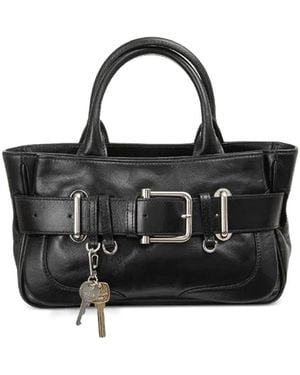 OSOI Tote Bocle Mini Bag - Black
