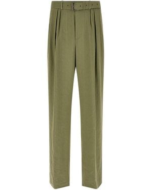 Dries Van Noten Preaches Trousers - Green