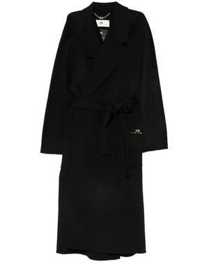 Elisabetta Franchi Coat - Black