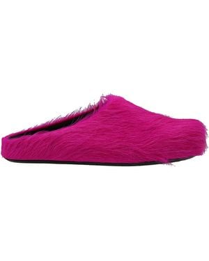 Marni Fussbett Mules - Purple