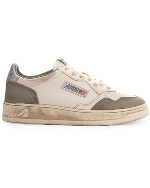 Autry Medalist Low Super Vintage Sneakers - Natural