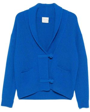 forte_forte Lapis Lazuli Cardigan - Blue