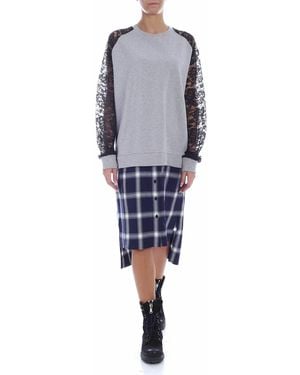 McQ Dress With Shirt-Effect Bottom - Blue