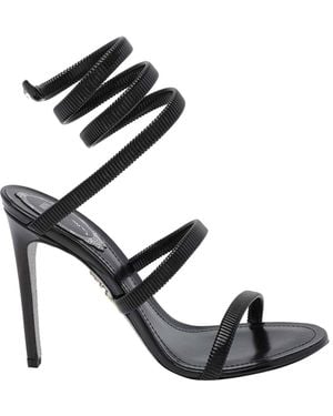 Rene Caovilla Juniper Pump Sandals - Black