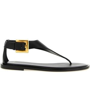 Balmain Anthem Sandals - Brown