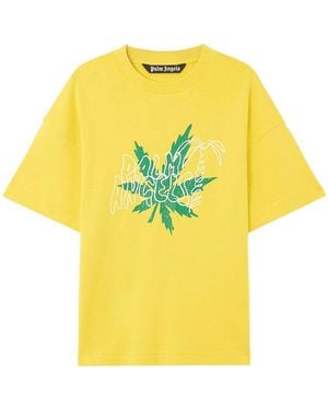 Palm Angels T-Shirt - Yellow
