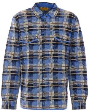 Guest In Residence Plaid Work Shirt - Blue