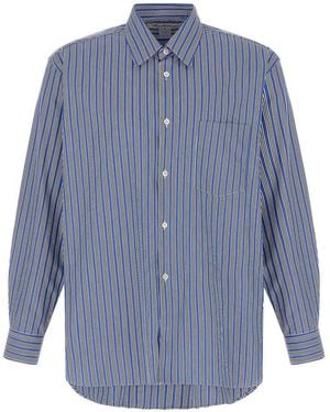 Comme des Garçons Striped Shirt - Blue