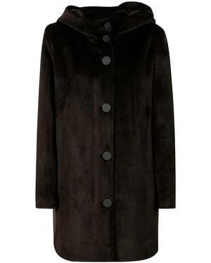 Rrd Tech Fabric Puffer Parka - Black