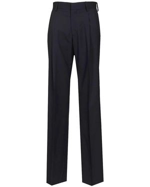 Sartoria Latorre Wool Pants - Blue