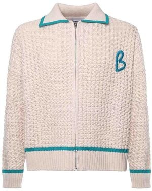 Bonsai Zip-Up Knitted Jacket - Pink