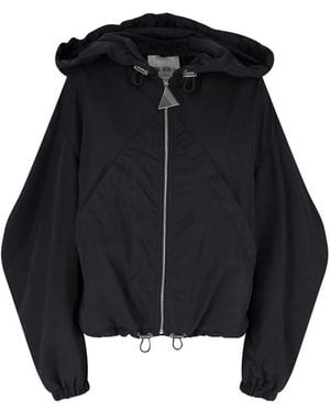 The Attico Bomber Zip - Blue