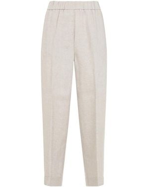 Peserico Elasticated Trousers - White